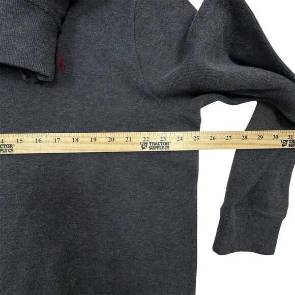 Polo Ralph Lauren Classic 1/4 Zip Pullover Sweater Sweatshirt Men's XXL Gray - Picture 3 of 7